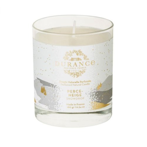 Bougie naturelle parfumée  - Perge Neige 	